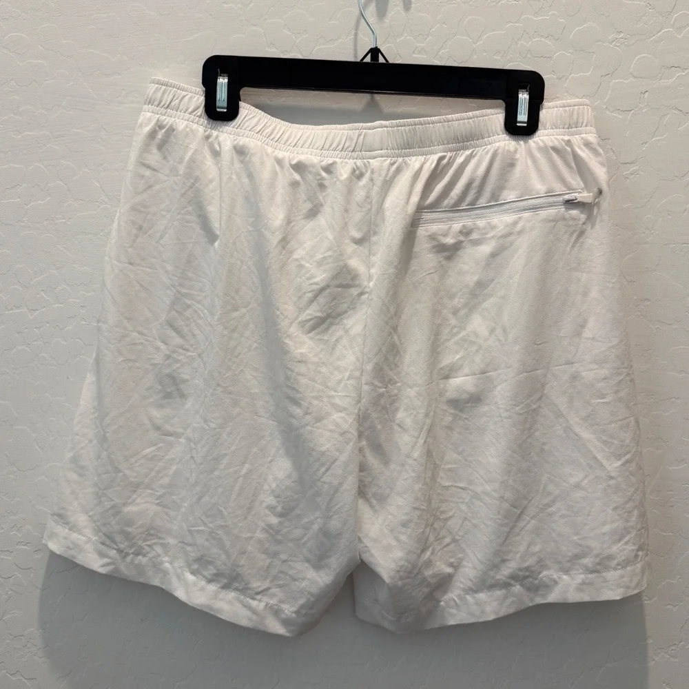 Polo Ralph Lauren US Open Tennis Shorts Sample Mens Medium White Performance - Picture 4 of 8
